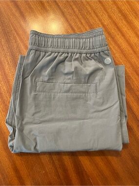 Zella Gray Elastic-Waist Kids Shorts